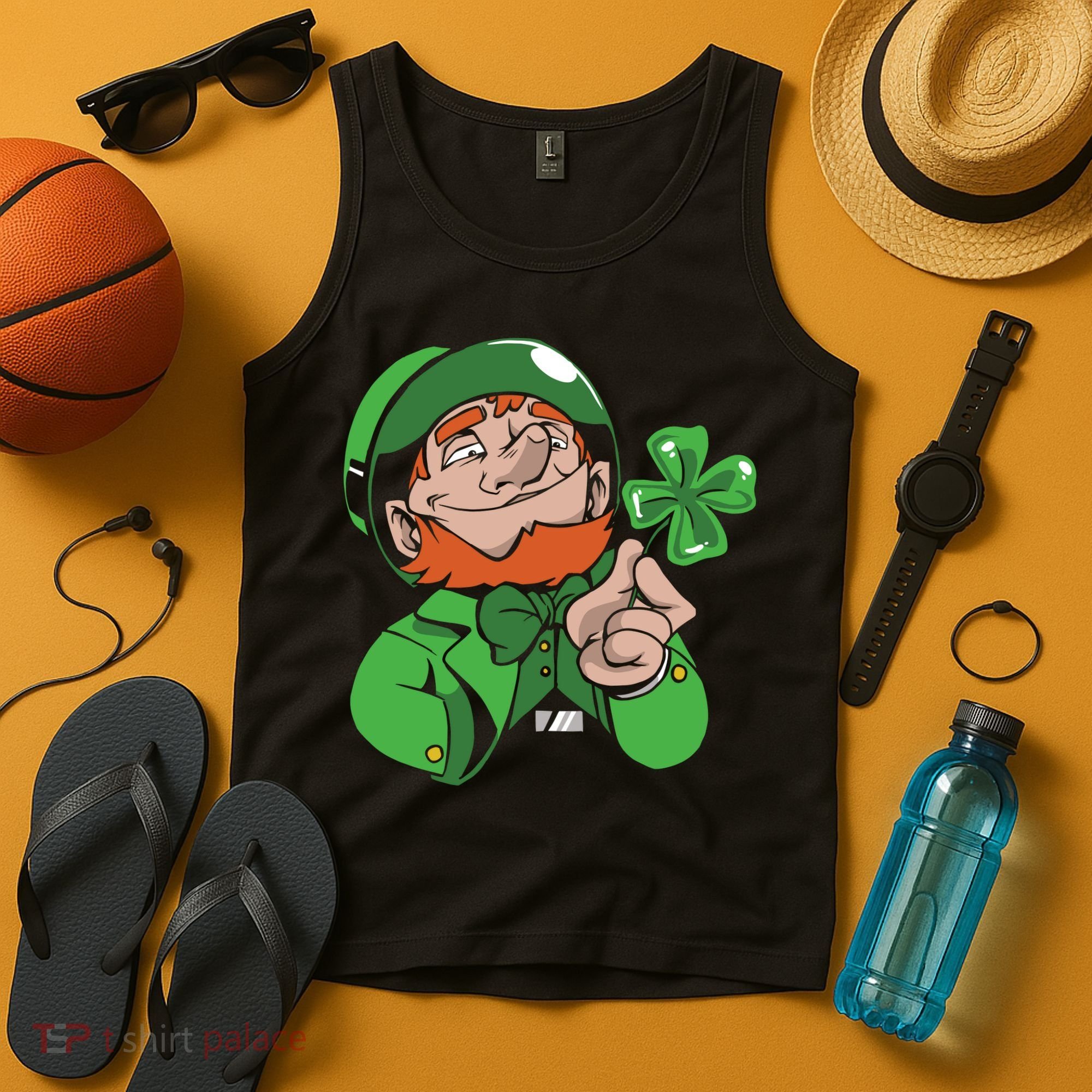 Leprechaun Four Leaf Tank Top