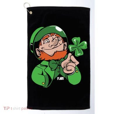 Leprechaun Four Leaf Golf Towel
