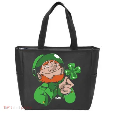 Leprechaun Four Leaf Tote Bag