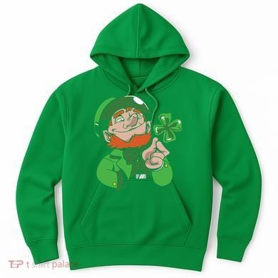 Leprechaun Four Leaf Hoodie