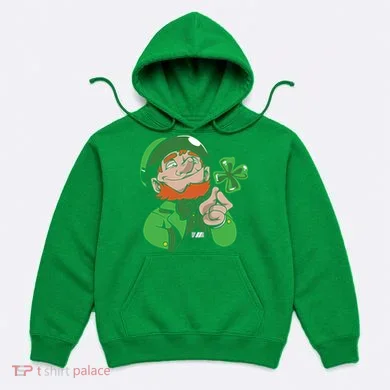 Leprechaun Four Leaf Hoodie