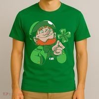 Leprechaun Four Leaf T-Shirt thumb 3