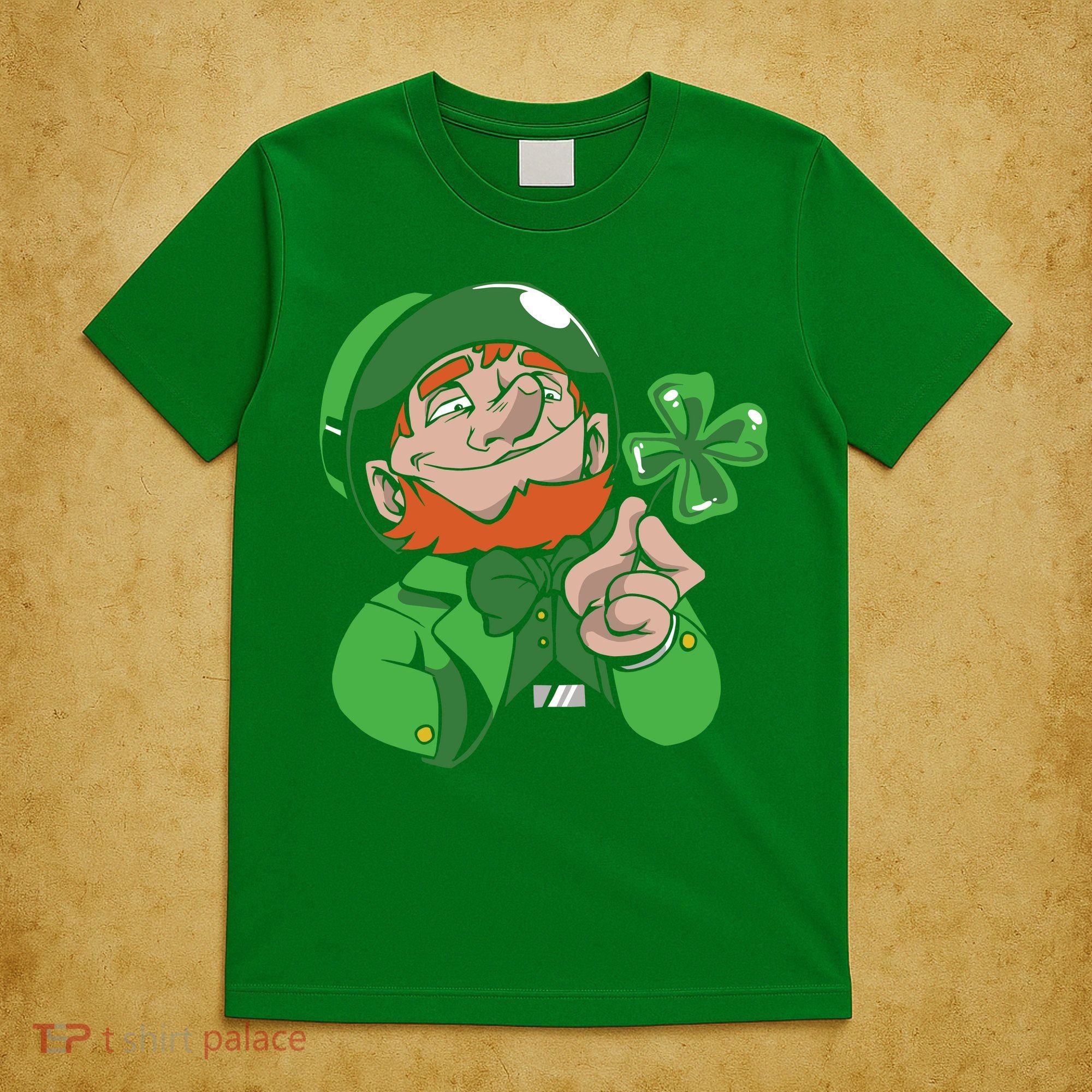 Leprechaun Four Leaf T-Shirt