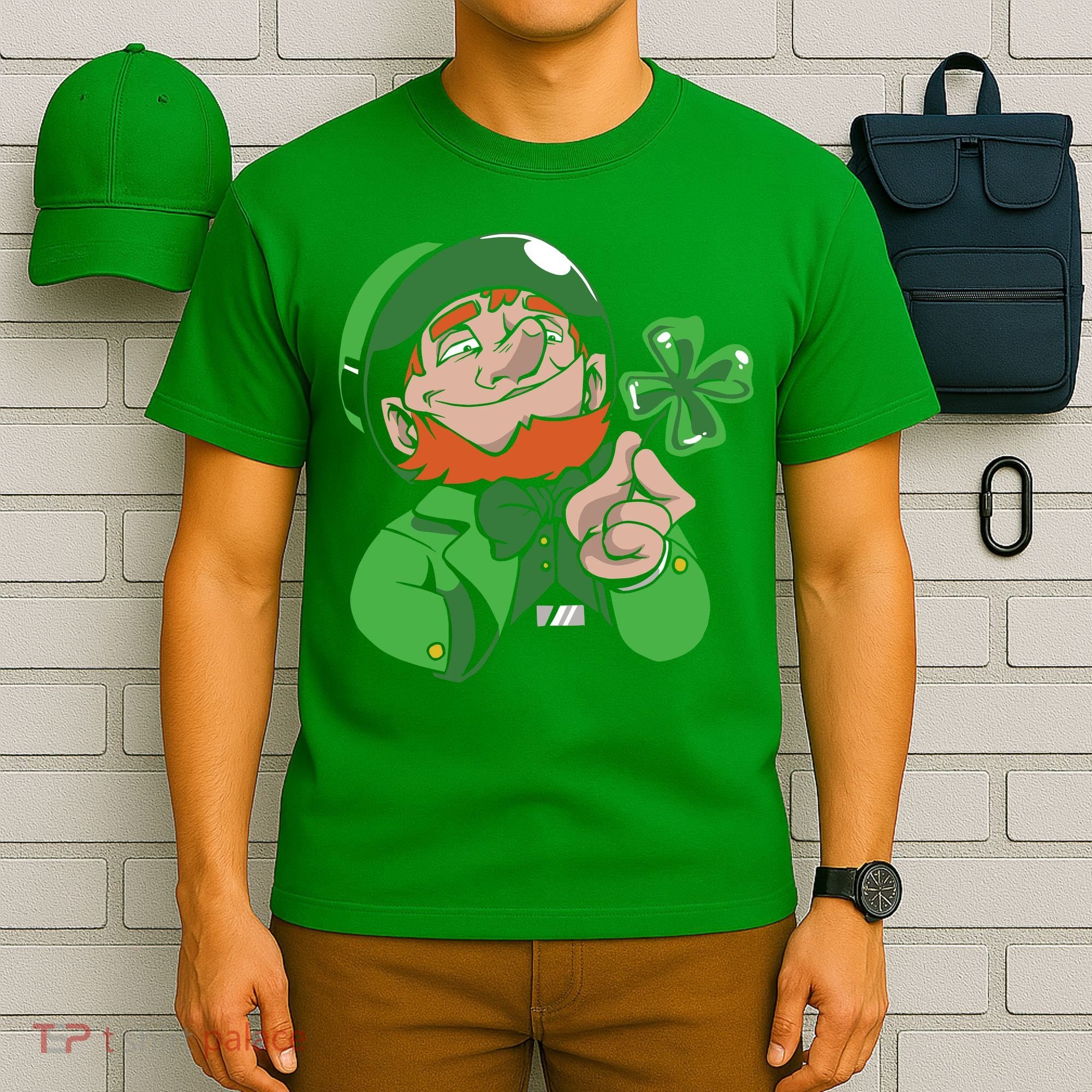 Leprechaun Four Leaf T-Shirt
