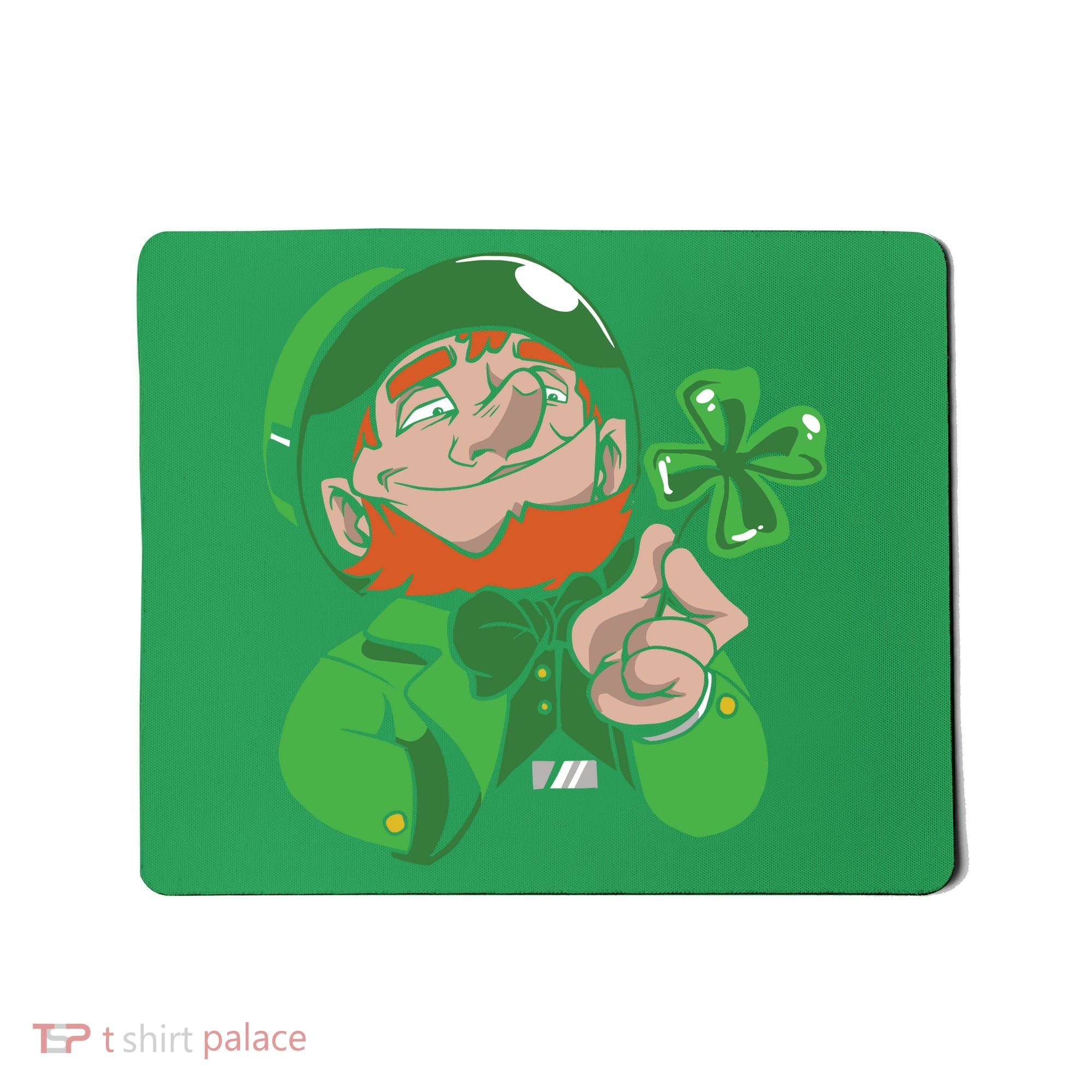 Leprechaun Four Leaf Mousepad