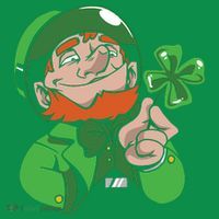 Leprechaun Four Leaf Ornament thumb 1