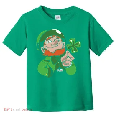Leprechaun Four Leaf Toddler T-Shirt