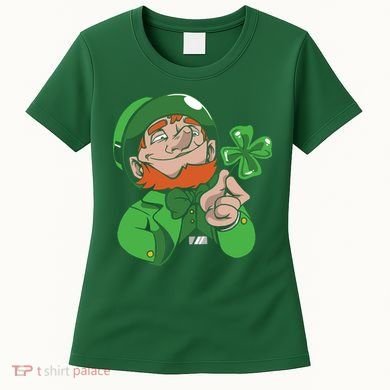 Leprechaun Four Leaf Women's T-Shirt