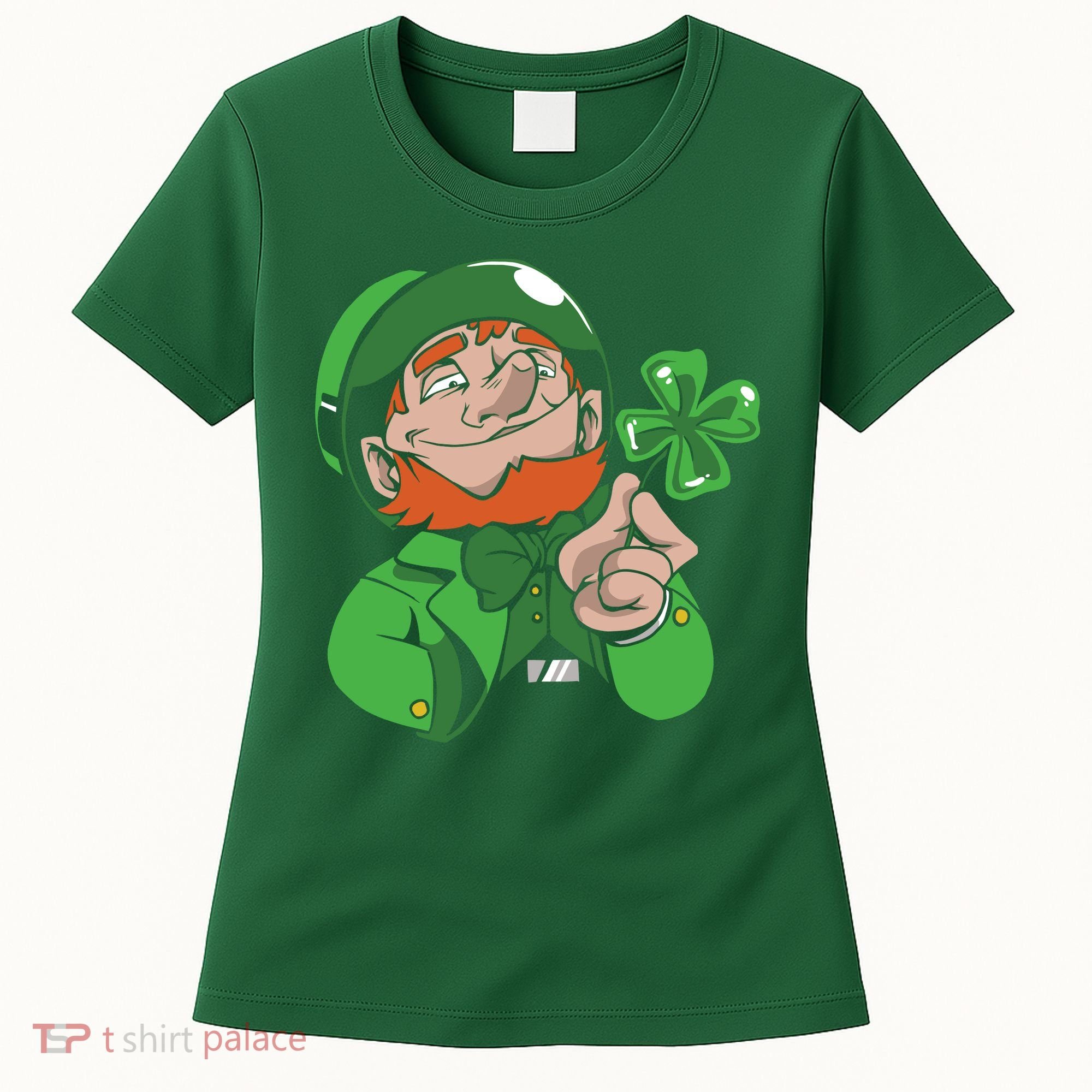 Leprechaun Four Leaf Women's T-Shirt