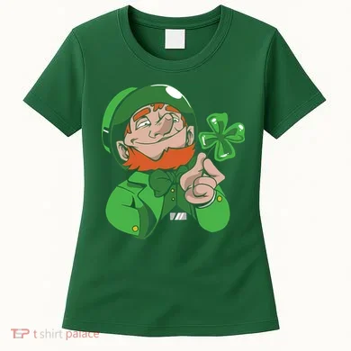 Leprechaun Four Leaf Women's T-Shirt