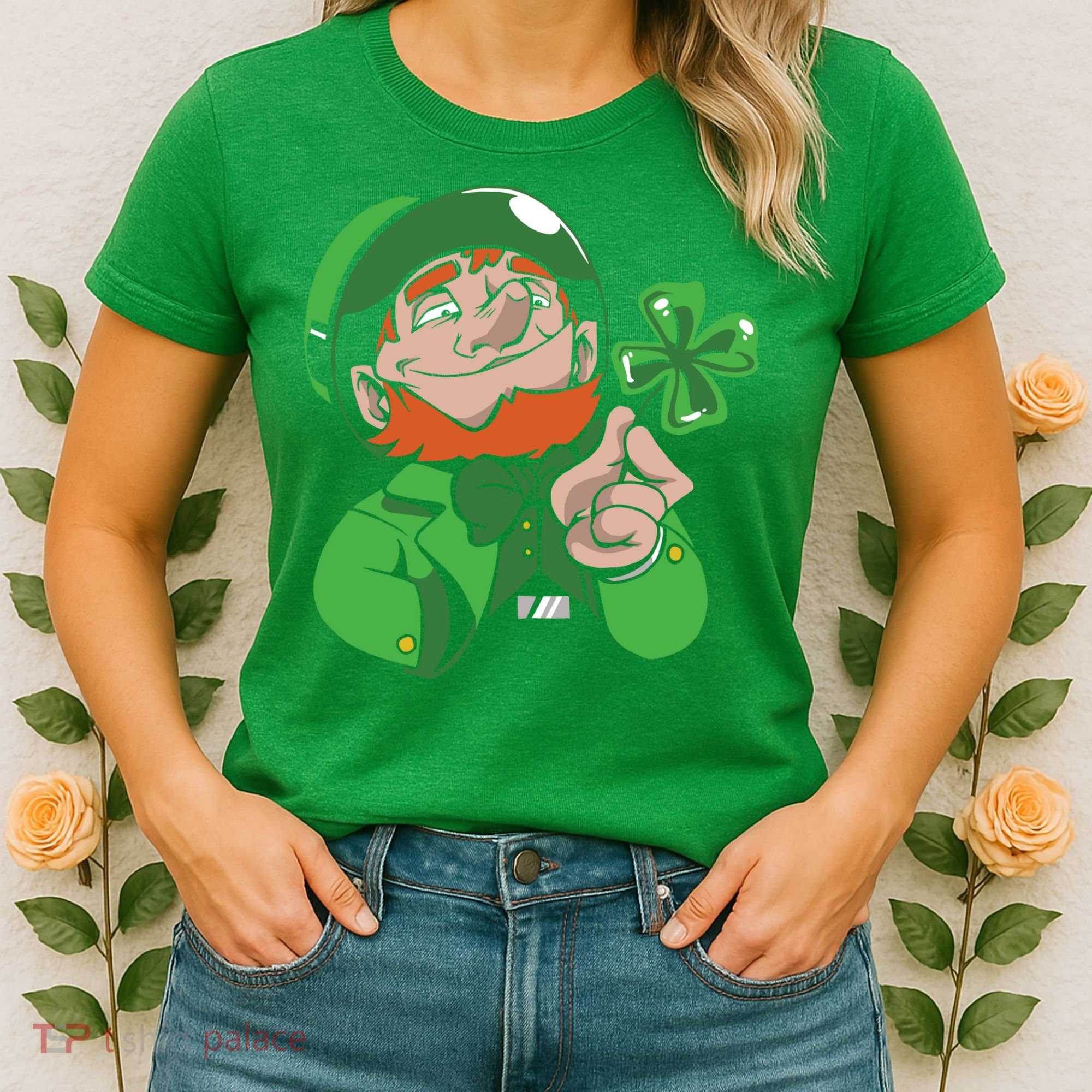 Leprechaun Four Leaf Women's T-Shirt