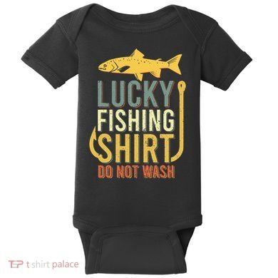 Lucky Fishing Baby Bodysuit