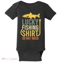 Lucky Fishing Baby Bodysuit thumb 0