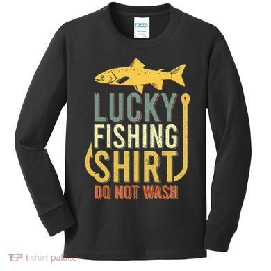 Lucky Fishing Kids Long Sleeve Shirt