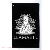 Llamaste Funny Golf Towel thumb 0