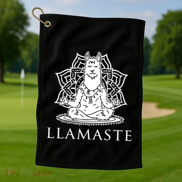 Llamaste Funny Golf Towel