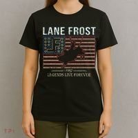 Lane Frost Legends Live Together Rodeo Lover T-Shirt thumb 4