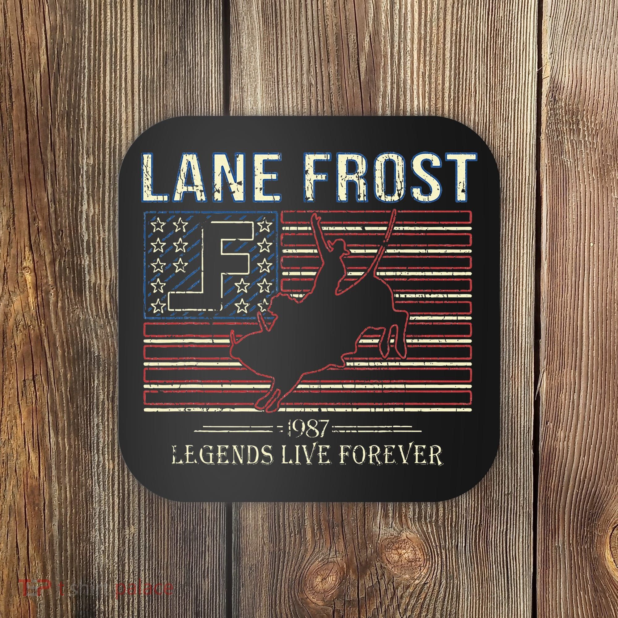 Lane Frost Legends Live Together Rodeo Lover Coaster
