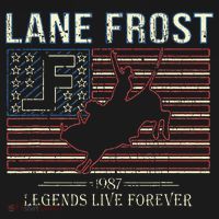 Lane Frost Legends Live Together Rodeo Lover Women's Hoodie thumb 2