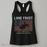 Lane Frost Legends Live Together Rodeo Lover Women's Tank Top thumb 3
