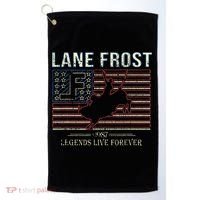 Lane Frost Legends Live Together Rodeo Lover Golf Towel thumb 0