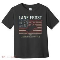 Lane Frost Legends Live Together Rodeo Lover Toddler T-Shirt thumb 0