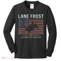 Lane Frost Legends Live Together Rodeo Lover Kids Long Sleeve Shirt thumb 0
