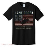 Lane Frost Legends Live Together Rodeo Lover Kids T-Shirt thumb 0