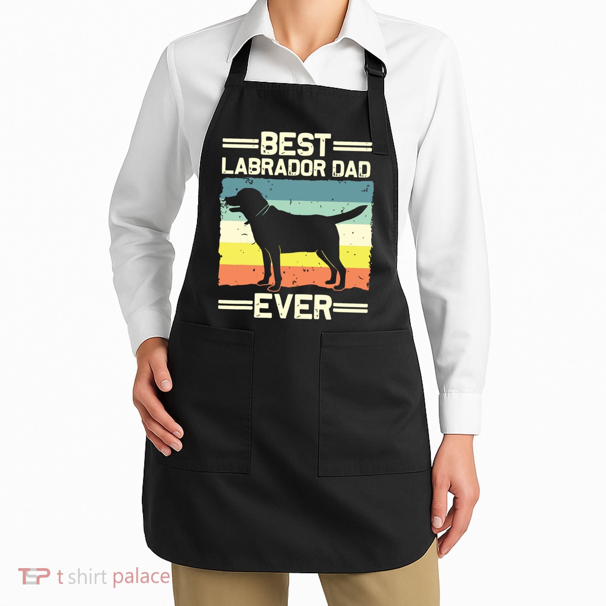Labrador For Men Dad Black Lab Yellow Labrador Retriever Apron