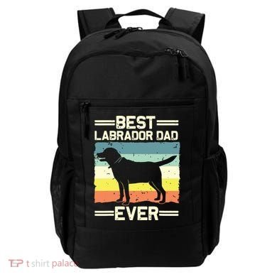 Labrador For Men Dad Black Lab Yellow Labrador Retriever Backpack