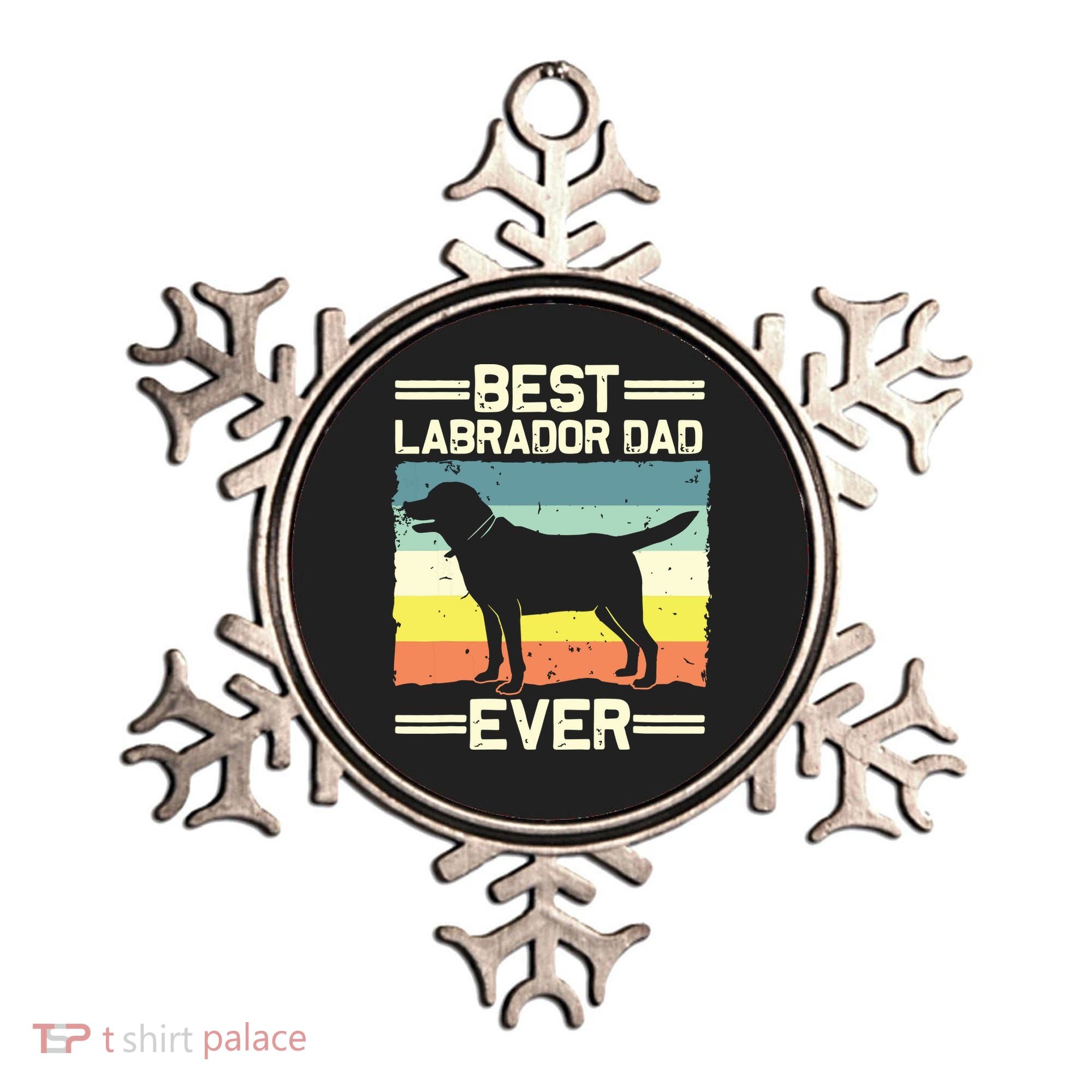 Labrador For Men Dad Black Lab Yellow Labrador Retriever Ornament