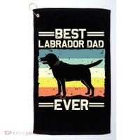 Labrador For Men Dad Black Lab Yellow Labrador Retriever Golf Towel thumb 0