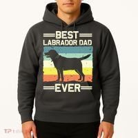 Labrador For Men Dad Black Lab Yellow Labrador Retriever Hoodie thumb 2