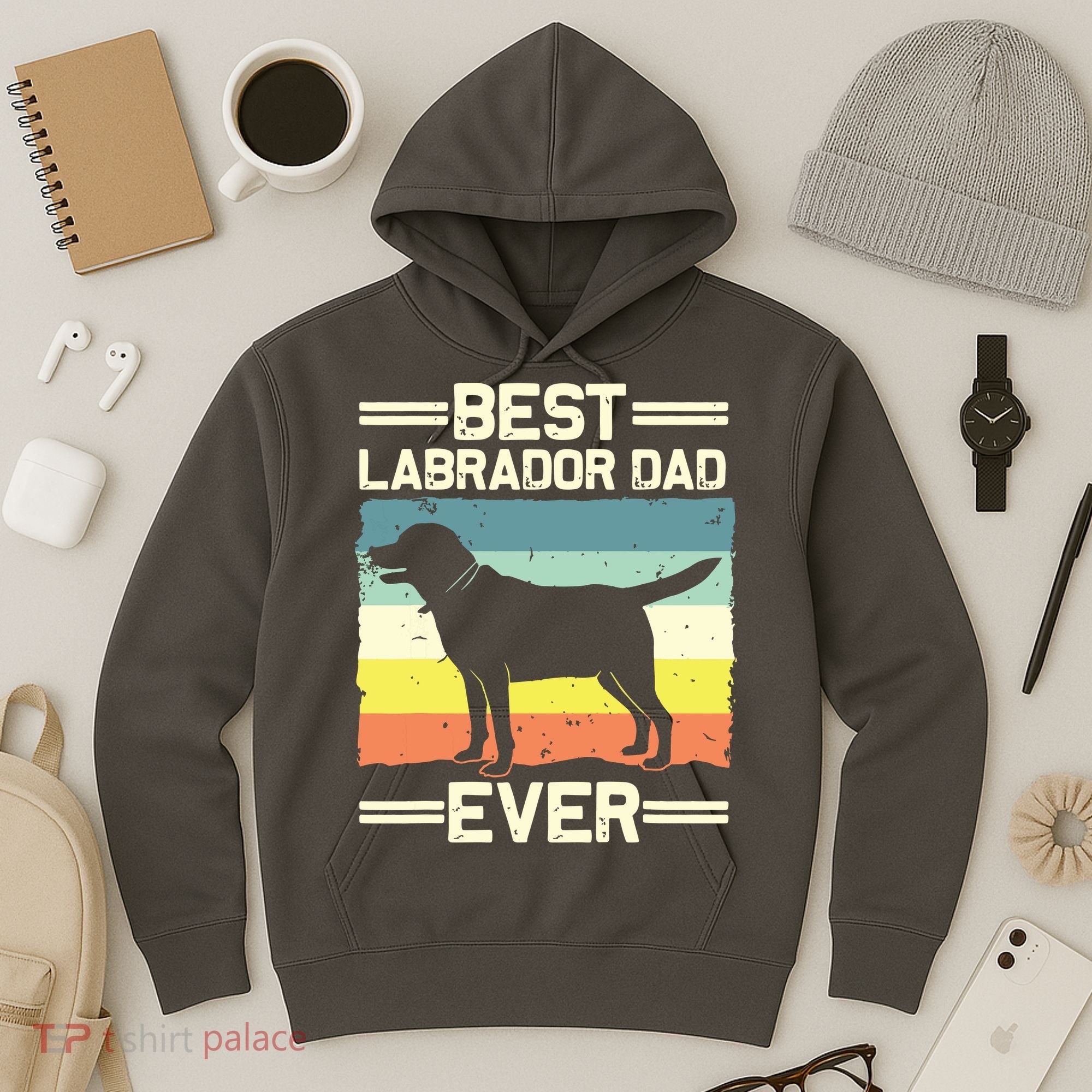 Labrador For Men Dad Black Lab Yellow Labrador Retriever Hoodie