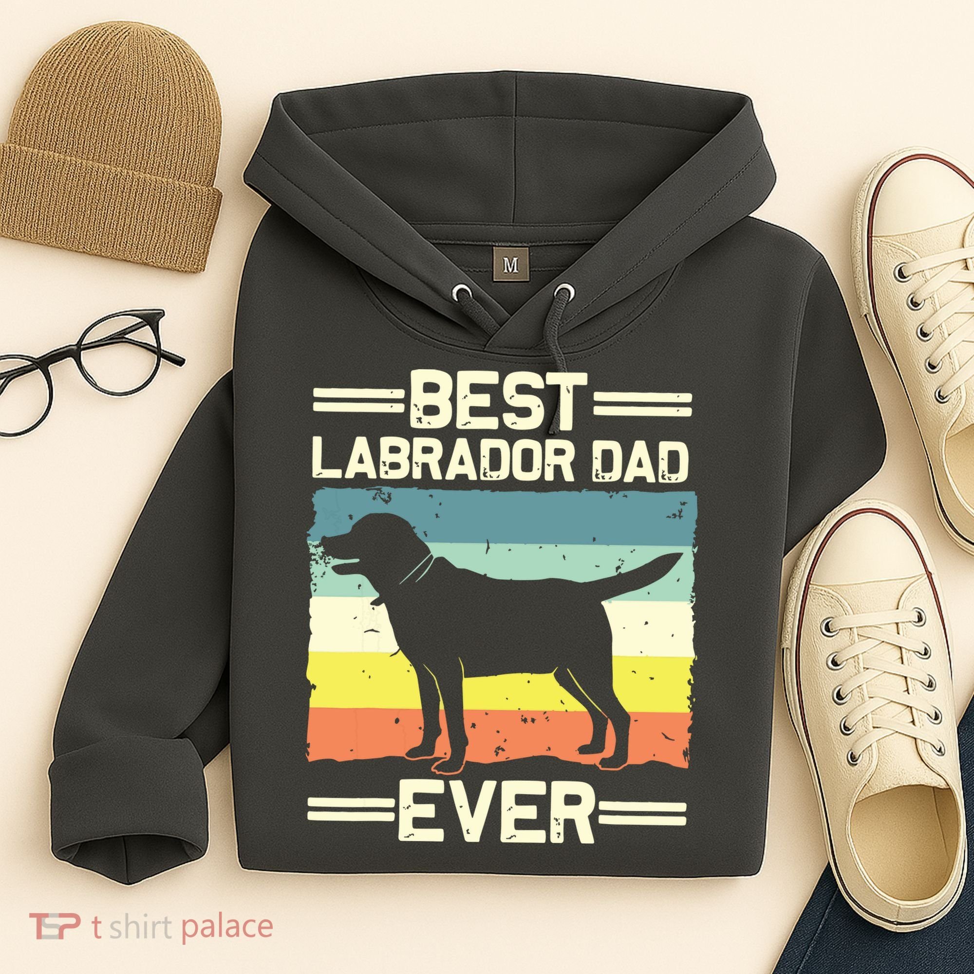 Labrador For Men Dad Black Lab Yellow Labrador Retriever Hoodie