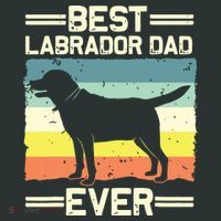Labrador For Men Dad Black Lab Yellow Labrador Retriever Long Sleeve Shirt thumb 2
