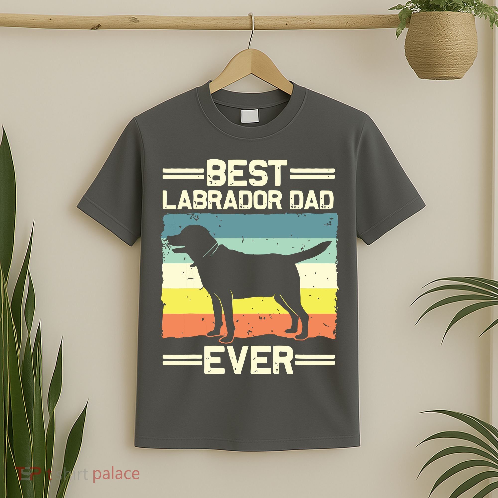 Labrador For Men Dad Black Lab Yellow Labrador Retriever T-Shirt