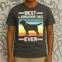 Labrador For Men Dad Black Lab Yellow Labrador Retriever T-Shirt thumb 3