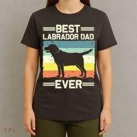 Labrador For Men Dad Black Lab Yellow Labrador Retriever T-Shirt thumb 4