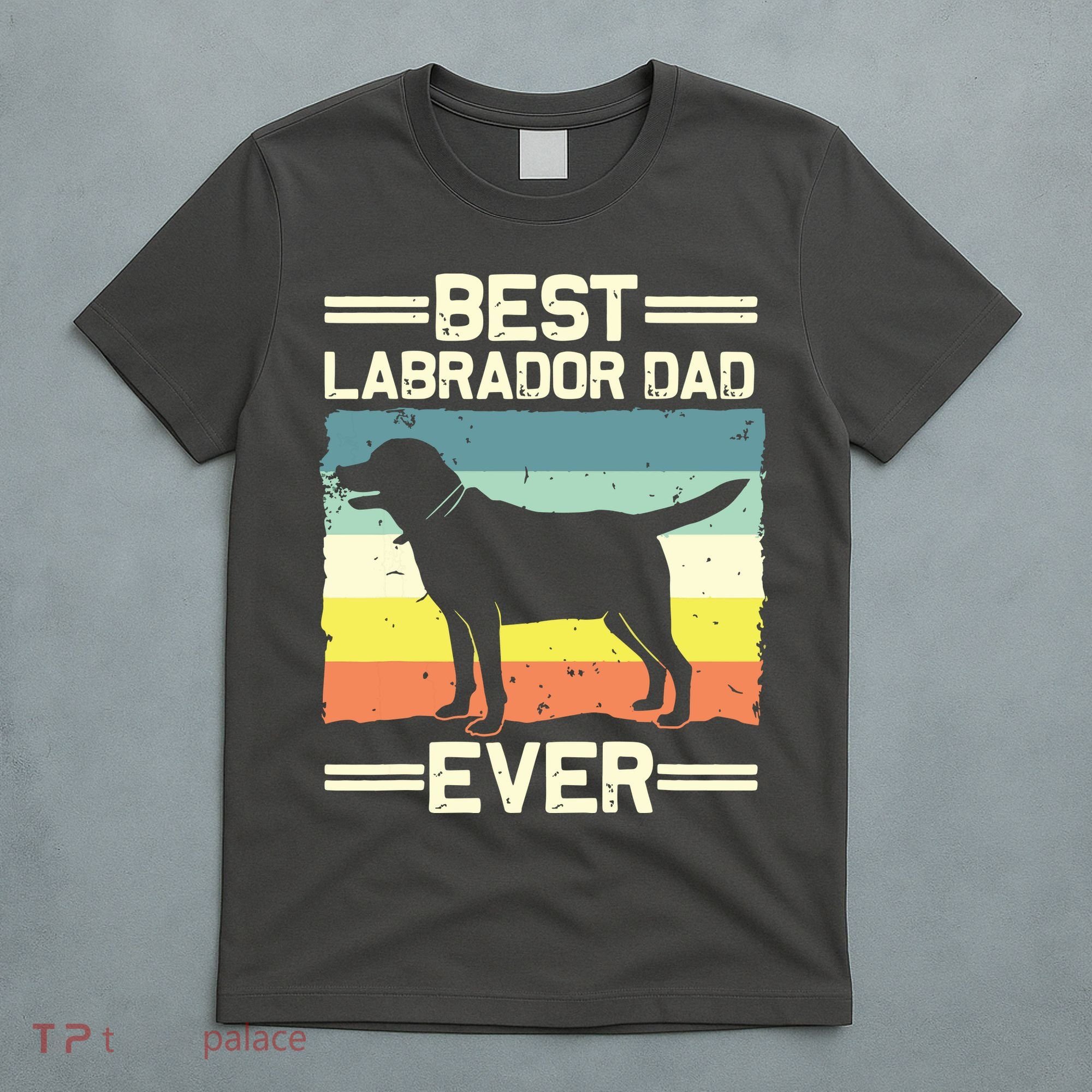 Labrador For Men Dad Black Lab Yellow Labrador Retriever T-Shirt