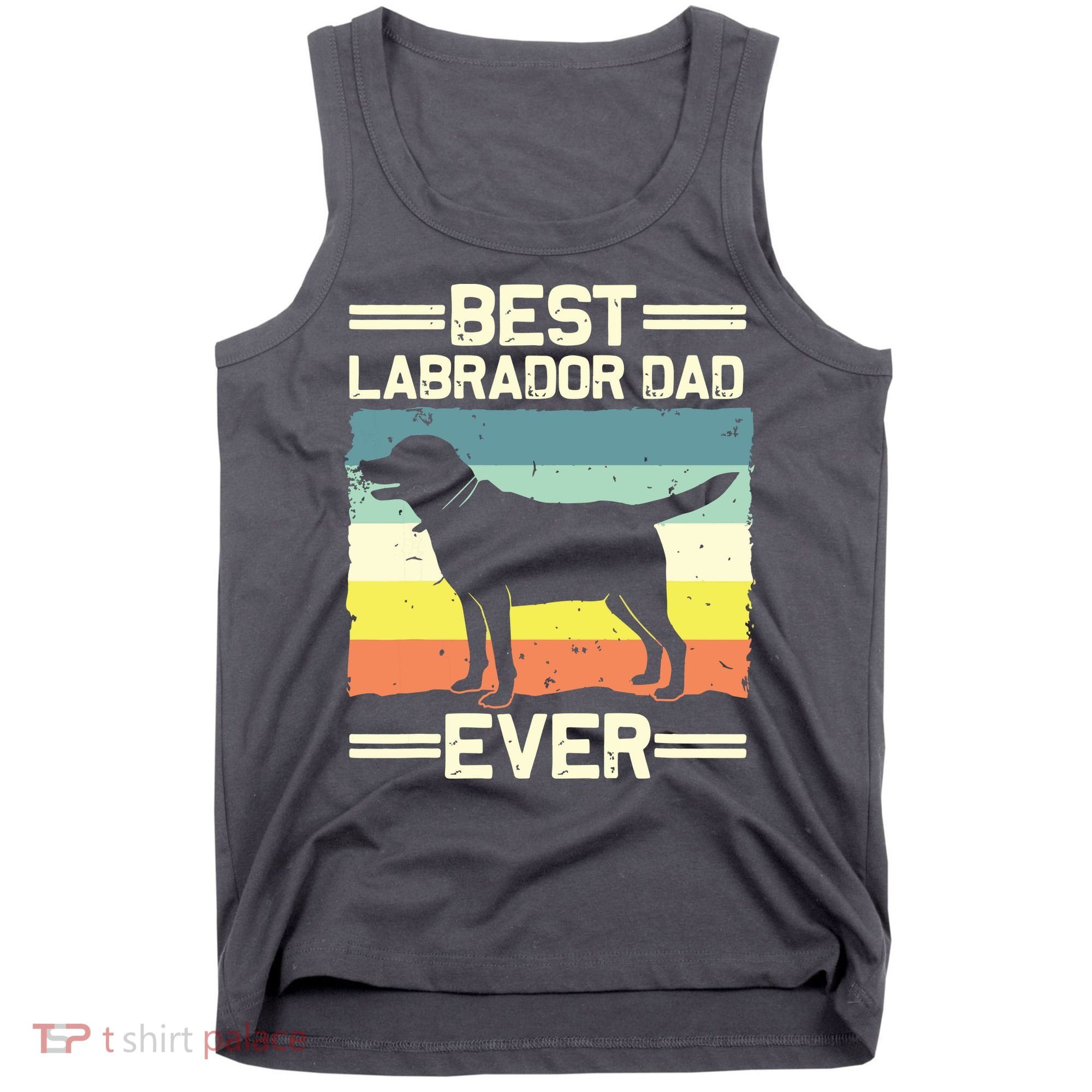 Labrador For Men Dad Black Lab Yellow Labrador Retriever Tank Top