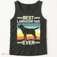 Labrador For Men Dad Black Lab Yellow Labrador Retriever Tank Top thumb 2
