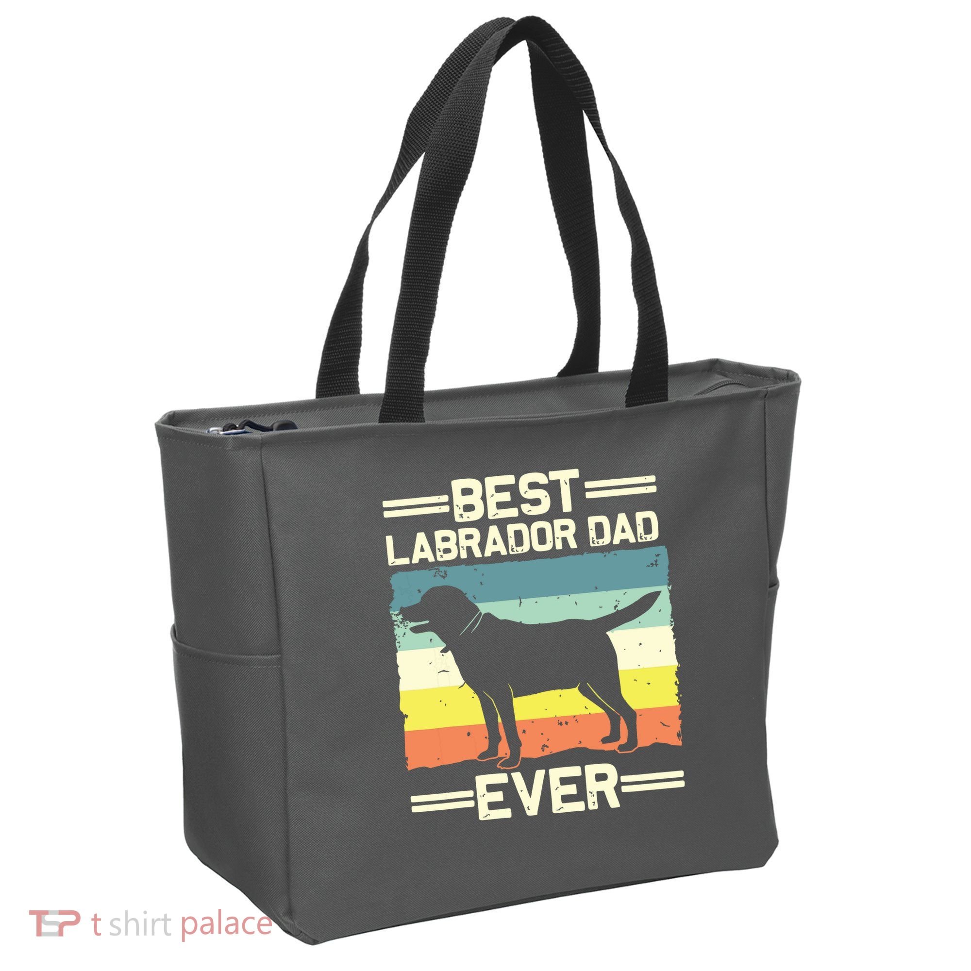 Labrador For Men Dad Black Lab Yellow Labrador Retriever Tote Bag