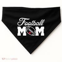 Love Football Mom Cute Gameday USA-Made Doggie Bandana thumb 0