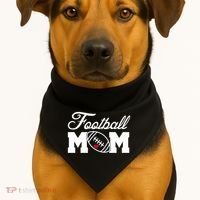 Love Football Mom Cute Gameday USA-Made Doggie Bandana thumb 1