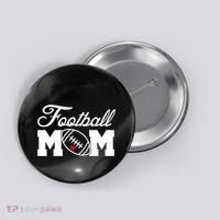 Love Football Mom Cute Gameday Button thumb 0