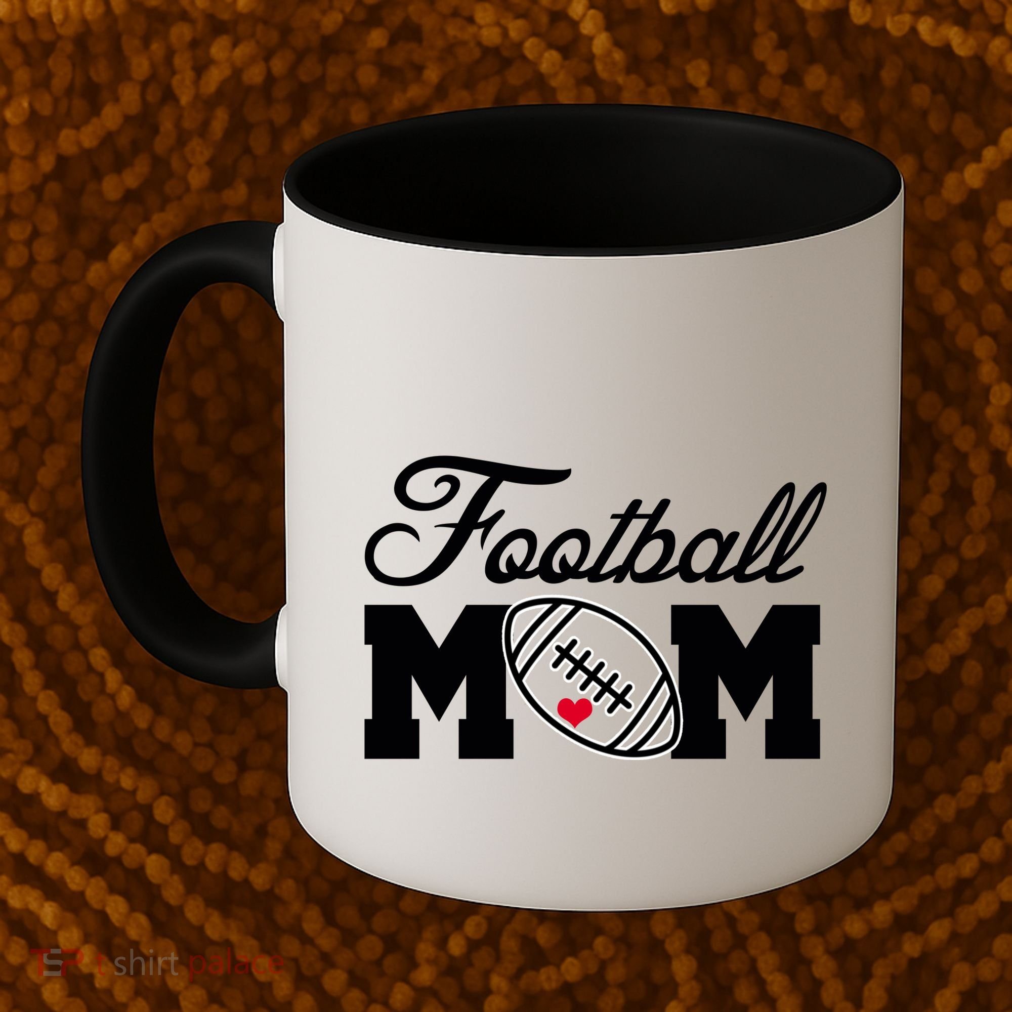 Love Football Mom Cute Gameday Coffee Mug