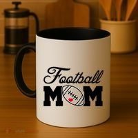 Love Football Mom Cute Gameday Coffee Mug thumb 4