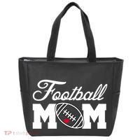 Love Football Mom Cute Gameday Tote Bag thumb 0