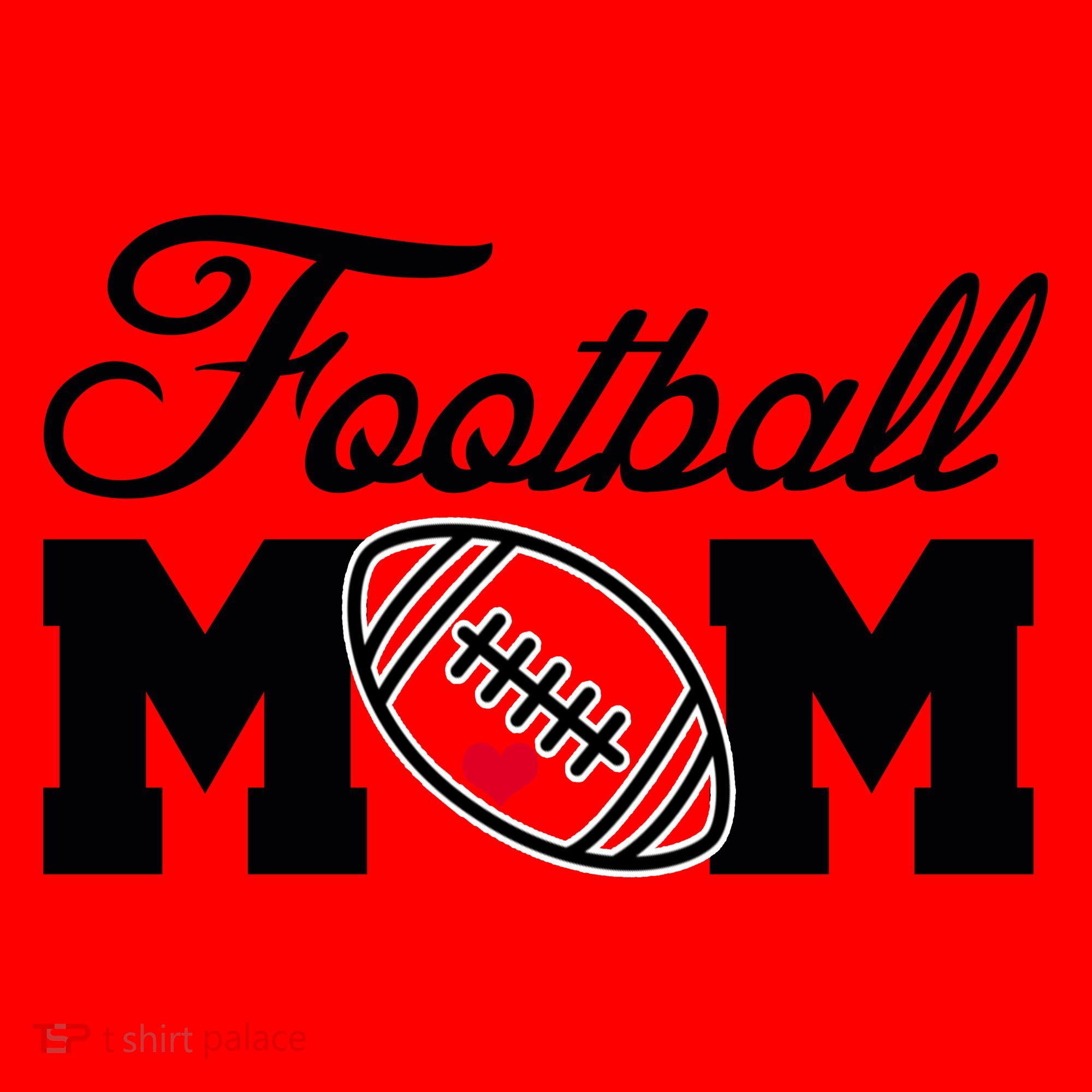 Love Football Mom Cute Gameday Santa Hat
